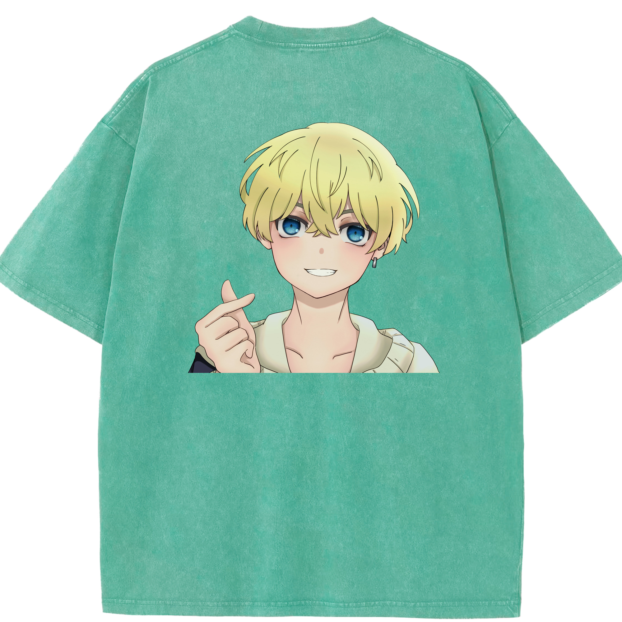 （画像用） 東京リベンジャーズ Tokyo Revengers 綿100% ヴィンテージ風 半袖Tシャツ（背面プリント）